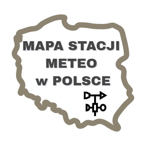Mapastacji meteo w Polsce